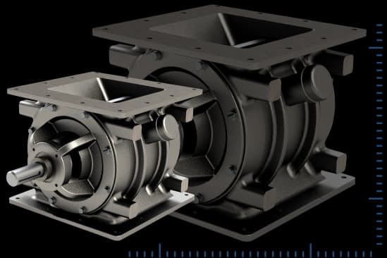 Rotary valve sizing guide