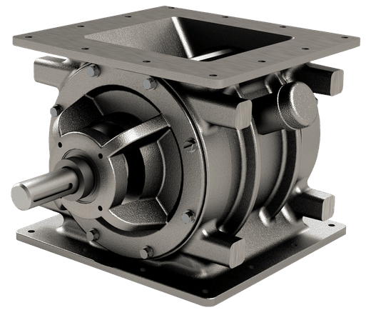 Rotary airlock valve
